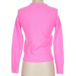 J.Crew 100% Wool Vibrant Bubble Gum Pink Women's Pullover Sweater Size XXS Photo 2