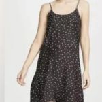 Atm 100% Silk Black White Polka Dot Slip Dress. NWT. Size Medium Photo 3