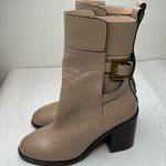 Stuart Weitzman  Joplin Pebbled Boots in Beige Photo 2