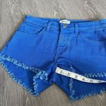 L'Agence L’Agence Zoe Shorts Womens Size 25 Denim Distressed Blue Photo 5