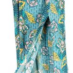 MINKPINK  Turquoise Floral Slit Maxi Skirt size M Photo 4