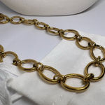 Chunky statement necklace gold with OT Photo 2
