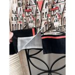 Van Heusen  Studio‎ Pencil Skirt SZ 10 Geometric City Multicolor Zip Cotton Photo 8