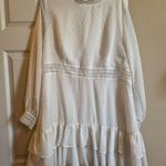 Showpo Cream Satin Fabric White Size 16 Photo 0