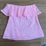 Lilly Pulitzer Lily Pulitzer Wiley Tube Top in Coral Reef Scalloped Laced Shells Photo 3