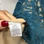 Jen's Pirate Booty  Teal Geometric Lace Dress see Measurements ( oversized) Photo 7