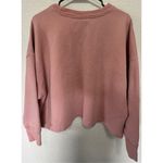 Old Navy  Pink Superhero Graphic Warm Cropped Crewneck Sweatshirt Photo 3