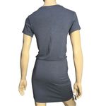 Monrow Women’s Size S Gray French Terry Tie Front Skirt V Photo 5