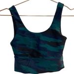 SoulCycle  Aqua Camouflage Sports bra Photo 1