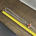 Whimsygoth One of a Kind handcrafted victorian style necklace with Cross pendant Gold Photo 6