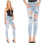 GRLFRND NWT x Revolve Karolina High-Rise E Street Distressed Skinny Jeans 29 Photo 5