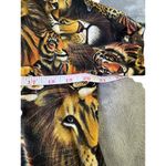 Kosi Bali‎ Multi Color Animal Print Big Cat Keyhole Elastic Waist Vacay Romper Black Size M Photo 9