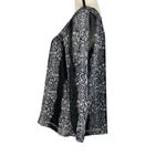 Apt. 9  Large Trapeze Top Floral Square Neck Long Balloon Sleeves Lined Black New Photo 6