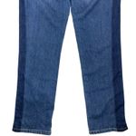 White House | Black Market WHBM Tuxedo Mid Rise Straight Leg Crop Jeans Step Hem Med Wash Size 4 Photo 9