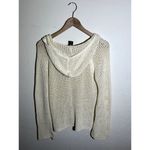 Abercrombie & Fitch NWOT Abercombie &‎ Fitch Y2K Crochet Beige Top With Hoodie Size M Photo 1