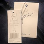 Joie  loudivine‎ dark navy blue pleated linen skirt Photo 4