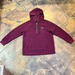 PINK - Victoria's Secret PINK Victoria’s Secret Sherpa Teddybear Pullover Hoodie Half Zip Large Photo 5