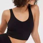 Aerie OFFLINE by  Real Me Black Padded Low Key Longline Sports Bra SIZE XL Photo 0