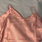 Bebe  Lace Trim Satin Slipdress Photo 5