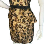 Carmen Marc Valvo Carmen Mar Valvo 1990 Black Beaded Cocktail Halter Dress Size 12. Photo 10