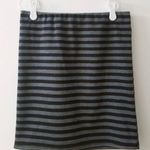 BDG Gray & Black Striped Skirt Photo 0
