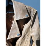 Max Studio  WOMEN’S COGNAC CLASSIC FAUX VEGAN LEATHER MOTO JACKET SIZE SMALL EUC Photo 10