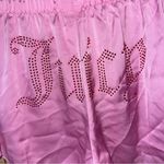 Juicy Couture Y2K  bedazzled sleep shorts micro satin silky rhinestones barbie Photo 1