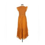 Anthropologie NWT The Peregrine Midi Dress in Gold / Orange - Yellow Photo 5