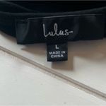 Lulus  Alicialyyn Black One shoulder bodysuit size large Photo 4