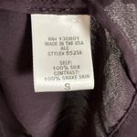 ALC Frank A.L.C. Plum Purple Silk Snakeskin Leather Trim Sleeveless Tank Top Size Small Photo 8