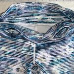 Lululemon ‎ Inspire Crop II Leggings Blue Multicolor Print Size 4 Photo 4