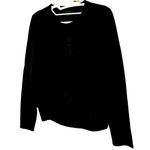 Sanctuary Long Sleeve Knot Detail Sweater Tee Pullover Black NWT Small Photo 1