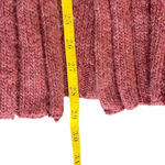 Natural Reflections Burgundy Chunky Knit Open Front Cardigan Small 25% Wool Photo 7