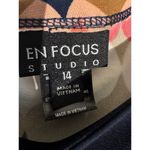 Enfocus Studio Black & White Geometric Sheath Dress Size 14 Photo 5