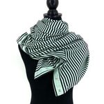 Lululemon Vinyasa Scarf *Rulu Classic Stripe Mint Moment Black OS Photo 0