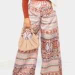 Pretty Little Thing Prettylittlethings Paisley Print Wide Leg Pants Photo 1