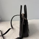 Kate Spade Black Pebbled Leather Margaux Medium Satchel Bag Photo 5