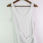 Three Dots Wrap Shirt Dress White M Photo 2