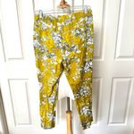 Elevenses Anthropologie  Chartreuse Mindaro cropped pants Photo 2
