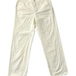 J. Crew Slouchy Boyfriend Chino Pant Preppy Classic Nautical Ivory White size 28 Photo 0