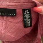 Apostrophe  Shift Knee Length Striped Button-Up Dress size S 6-8 Photo 2