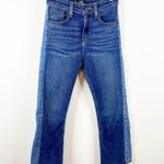 Urban Outfitters Kick Flare High Rise Two Toned Jeans 26 Blue Photo 1
