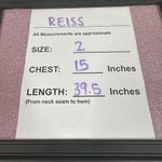 Reiss NWT Calo Mesh Sleeve Stretch Bodycon Black Dress Women's Size 2 Photo 11