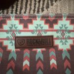 Rock & Roll Denim Aztec Crossbody Bag With Fringe NWT Brown Photo 2