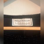 Molly Malloy Vintage Black Velvet Mini Dress with Sparkles Sz S Photo 3