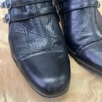 Clarks  ARTISAN Active Air Black Leather Prairie Chunky Heels Size 9.5M Cottage Photo 6