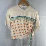 Derek Lam 10 Crosby Tie Waist Crop Shirt Size Small Photo 6
