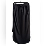 Three Bird Nest Black So Comfy Drawstring Maxi Skirt Size M Photo 3