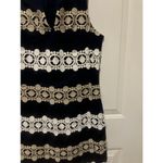 Lilly Pulitzer Augusta Shift Dress True Navy Anchors Jacquard Lace Trim Size 4 Photo 8