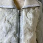 wilson's leather  Maxima white Rabbit Fur Jacket Photo 11